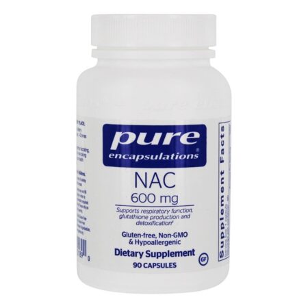 NAC N-Acetil-L-Cisteína 600 mg. - Cápsulas 90 Pure Encapsulations