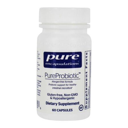 PureProbiotic Fórmula Sem Alérgenos 5 Bilhões de UFC - Cápsulas 60 Pure Encapsulations