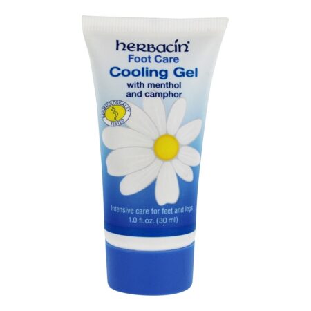 Gel de Refrigeração para os Pés com Mentol e Cânfora - 1 fl. oz. Herbacin