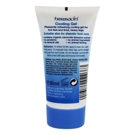 Gel de Refrigeração para os Pés com Mentol e Cânfora - 1 fl. oz. Herbacin - Image 2