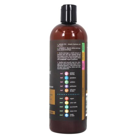 Shampoo Boost & Rejuvenate Óleo de Argan e Vitamina E - 16 fl. oz. Art Naturals - Image 3