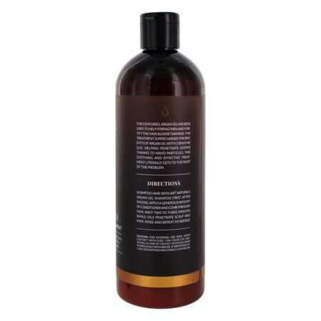 Condicionador De Crescimento Do Cabelo Tratamento Argan Oil - 16 fl. oz. Art Naturals - Image 3