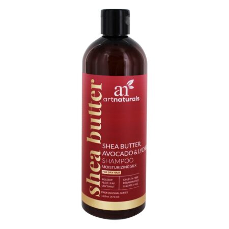 Hidratante Silk Shampoo e Condicionador Duo Manteiga de Karité, Abacate e Lichia - 2 Contagem Art Naturals - Image 3