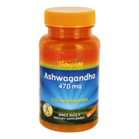 Ashwagandha 1.5 % Withanolides 470 mg. - 30 Cápsula (s) vegetal (s) Thompson