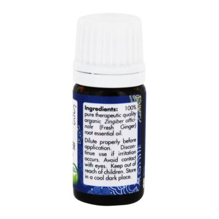 Gengibre fresco orgânico do óleo essencial - 0.17 fl. oz. Simplers Botanicals - Image 2