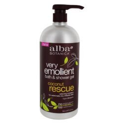 Gel de banho e duche muito emoliente Resgate de coco - 32 fl. oz. Alba Botanica