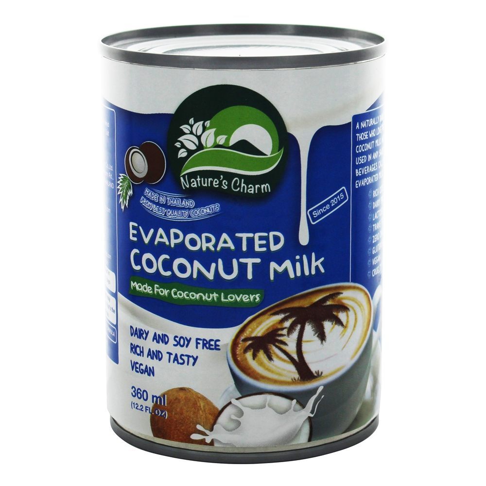 Leite de coco evaporado - 12.2 fl. oz. Nature's Charm