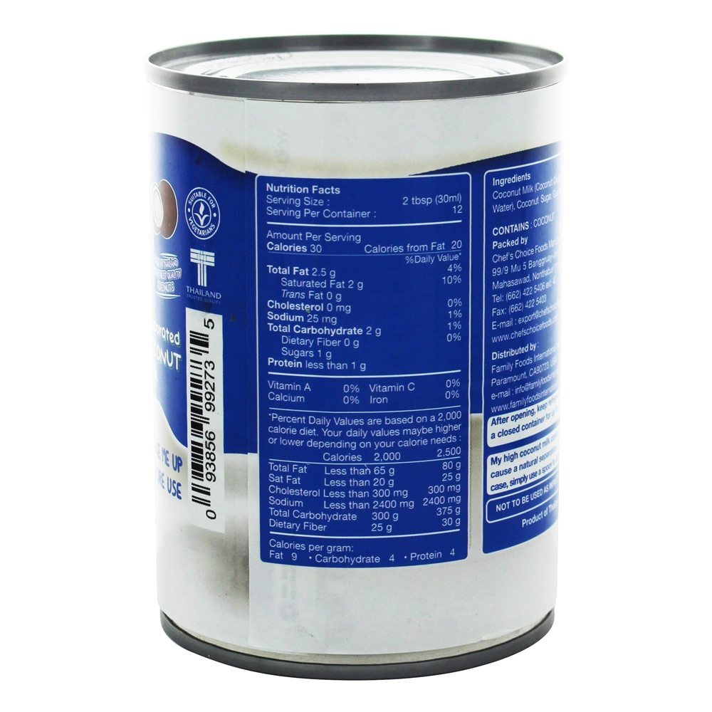 Leite de coco evaporado - 12.2 fl. oz. Nature's Charm - Imagem 2