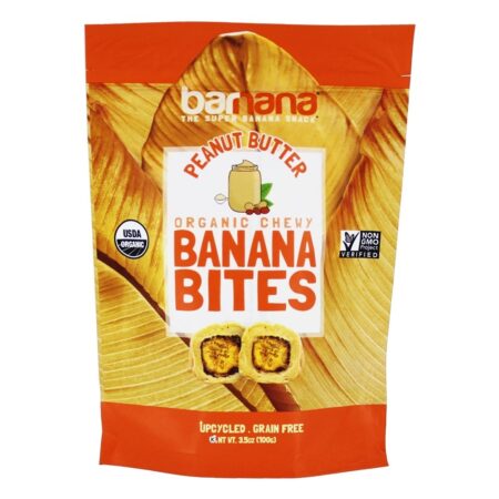 Manteiga De Amendoim Orgânica Mordida De Banana Mordida - 3.5 oz. Barnana