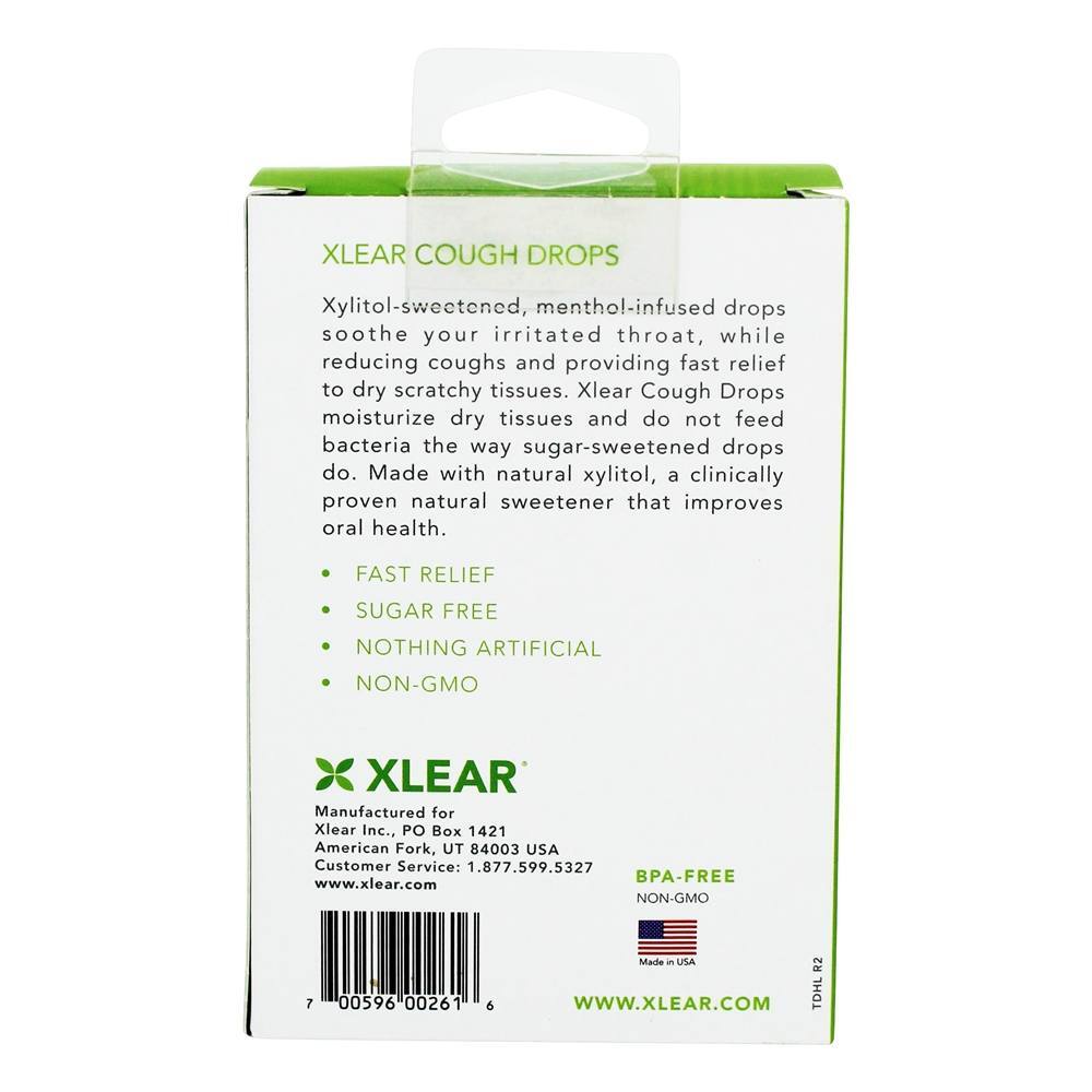 Gotas de tosse sem açúcar com xilitol mel limão - 30 descarta Xlear - Imagem 3