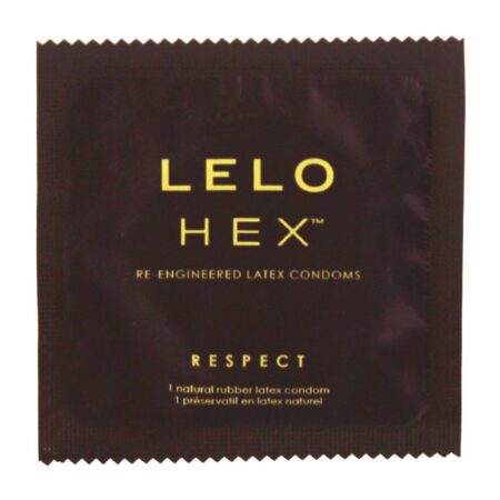 Respeito Hex Re-Engineered preservativos de látex XL - Pacote 36 Lelo - Image 2