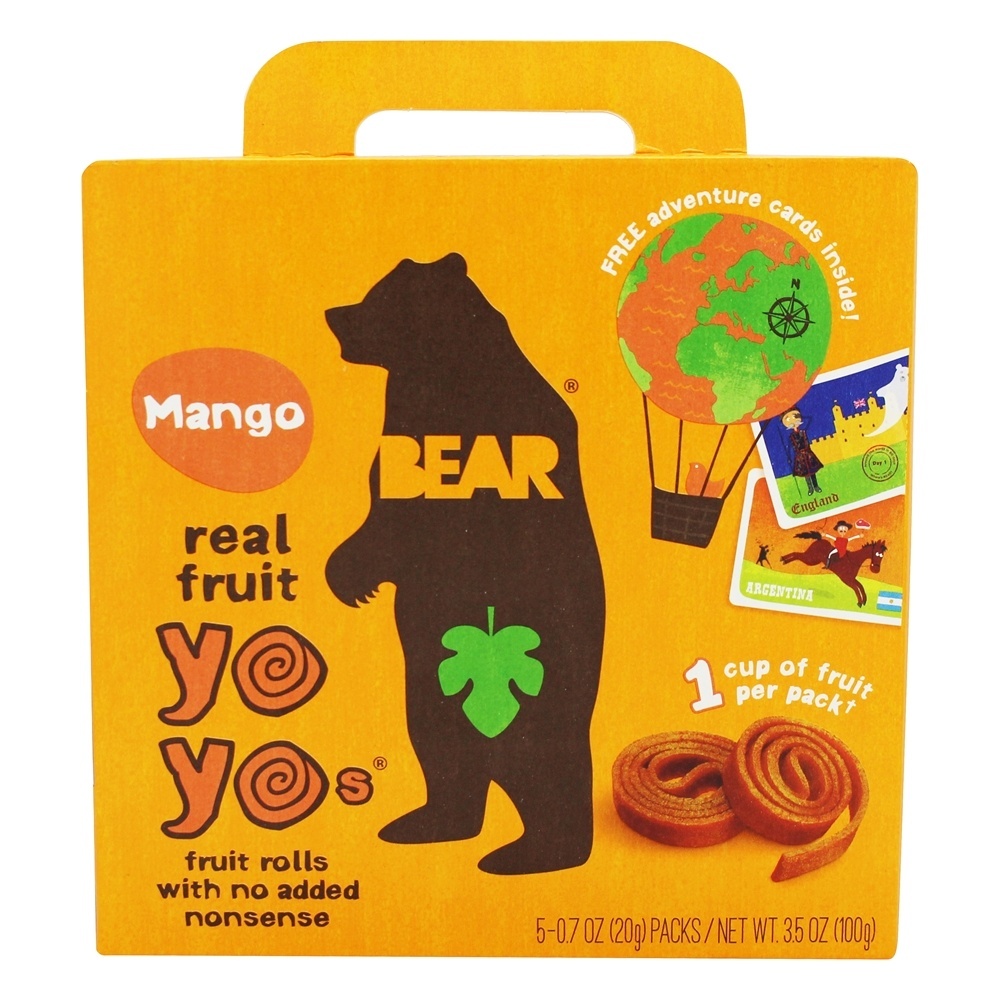 Yoyo Real Fruto Rolos Manga - 5 Pacote (s) Bear