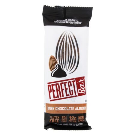 A caixa de barras de proteína original amêndoa de chocolate escuro - 8 Barras Perfect Bar - Image 5