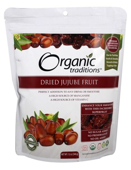 Fruta Jujuba Seco - 12 oz. Organic Traditions