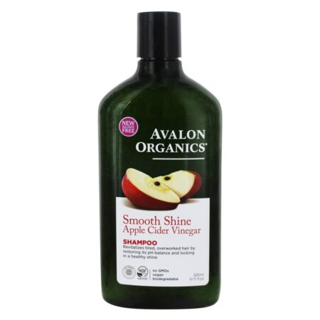 Shampoo De Vinagre De Cidra De Maçã - 11 fl. oz. Avalon Organics