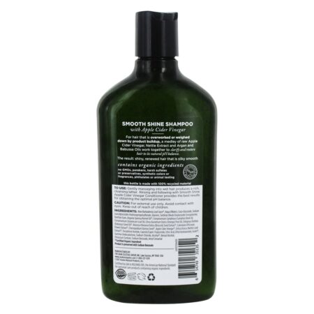 Shampoo De Vinagre De Cidra De Maçã - 11 fl. oz. Avalon Organics - Image 2