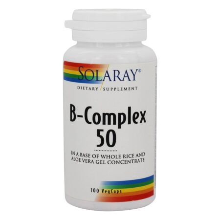 Complexo de vitamina B 50 mg. - 100 Cápsula (s) vegetal (s) Solaray