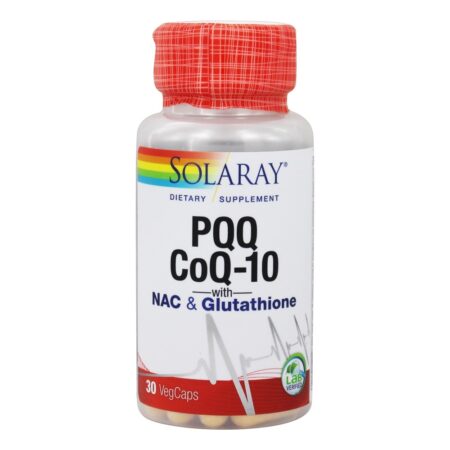 PQQ e CoQ-10 com NAC e glutationa - 30 Cápsula (s) vegetal (s) Solaray