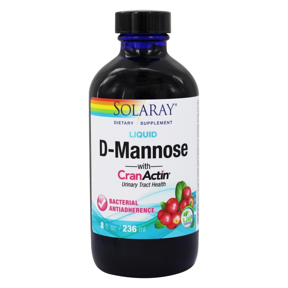 D-Manose Líquida com CranActin para Saúde do Trato Urinário - 8 fl. oz. Solaray