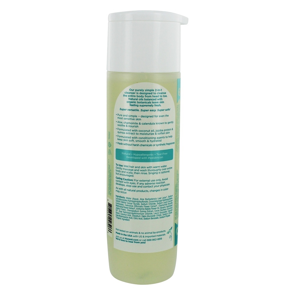 Shampoo Puramente Simples + Body Wash Sem Fragrância - 10 fl. oz. The Honest Company - Imagem 2