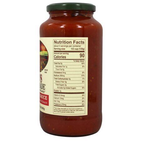 Todo o molho Marinara Natural - 24 oz. Rao's - Imagem 2