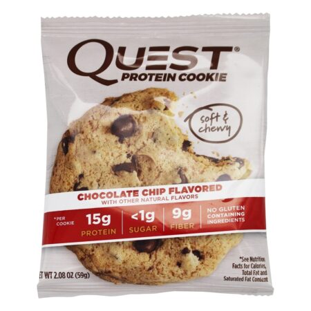 Proteína Biscoito Caixa Chocolate Lasca - 12 Cookies Quest Nutrition - Image 3