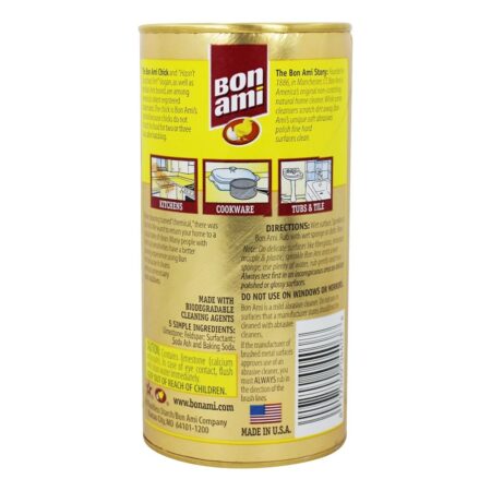 Todos Natural Pó Limpador Cozinha & Banho - 14 oz. Bon Ami - Image 2