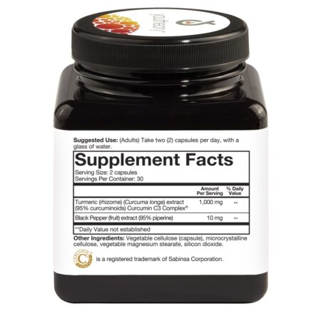 Curcuma Extra Força Fórmula 1000 mg. - Cápsulas 60 Youtheory - Image 2