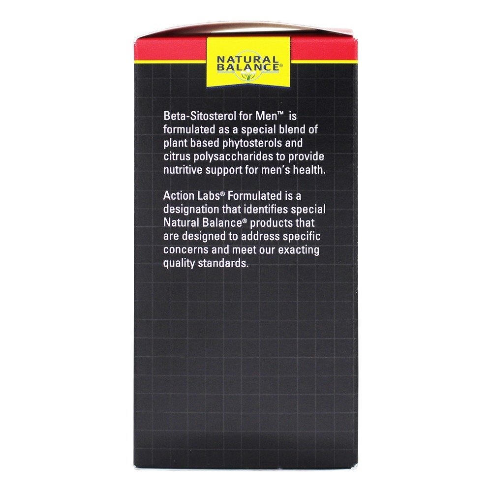Beta Sitosterol para homens próstata fórmula - 120 Cápsula (s) vegetal (s) Natural Balance - Imagem 3