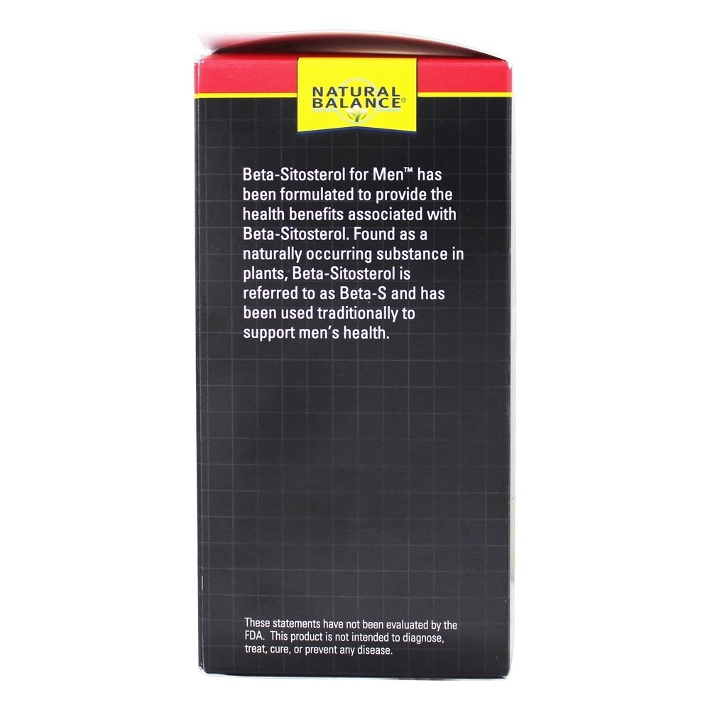 Beta Sitosterol para homens próstata fórmula - 120 Cápsula (s) vegetal (s) Natural Balance - Imagem 4