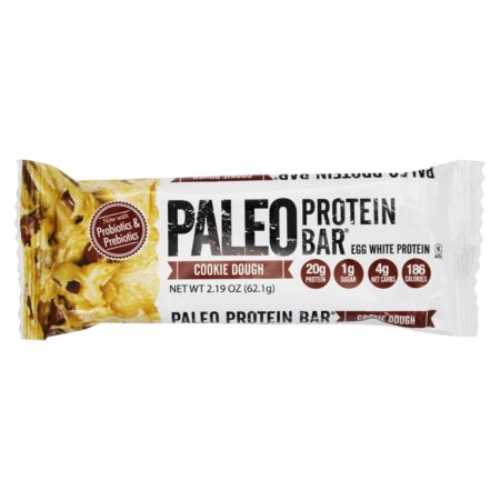 Paleo Ovo Branco Proteína Bar Biscoito Massa - 2.19 oz. Julian Bakery