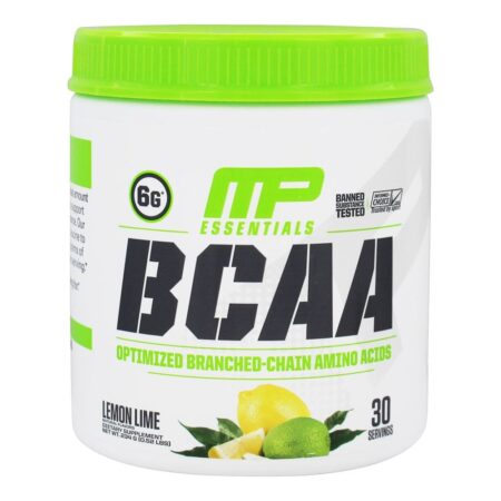 BCAA Fundamentos Otimizado Ramificou-Cadeia Amino ácidos Pó 30 Porções Limão Cal - 234 Gramas Muscle Pharm