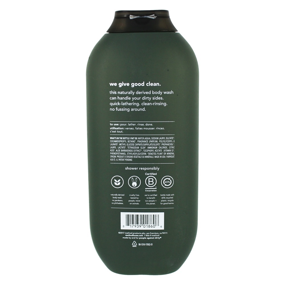 Homens Corpo Lavar Cedro + Cipreste - 18 fl. oz. Method - Imagem 2
