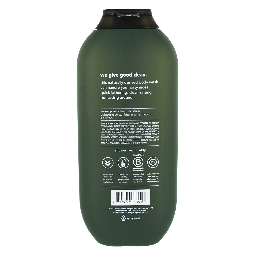 Homens Lavagem Corporal Mar + Surf - 18 fl. oz. Method - Imagem 2