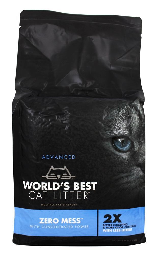 Ninhada de bagunça zero avançada sem perfume - 6 lbs. World's Best Cat Litter