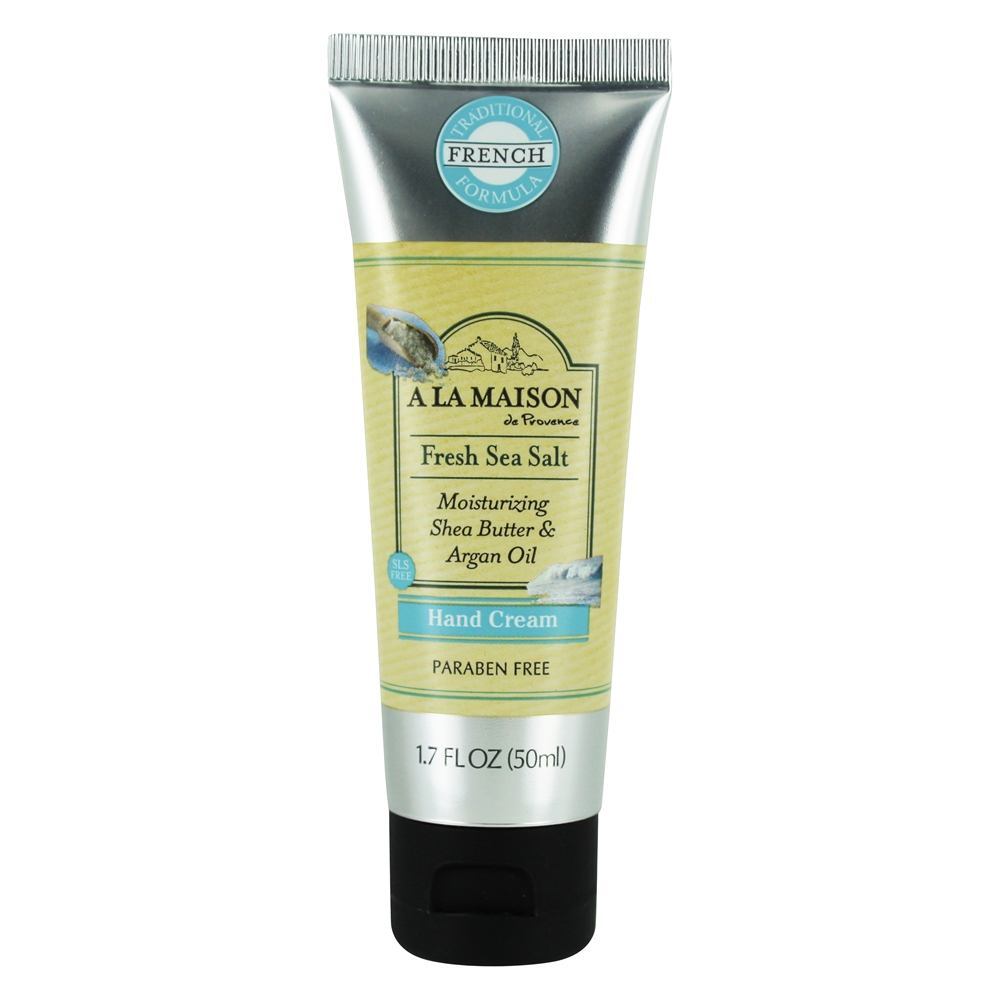 Creme Hidratante para Mãos Fórmula Francesa Tradicional Sal Marinho Fresco - 1.7 fl. oz. A La Maison