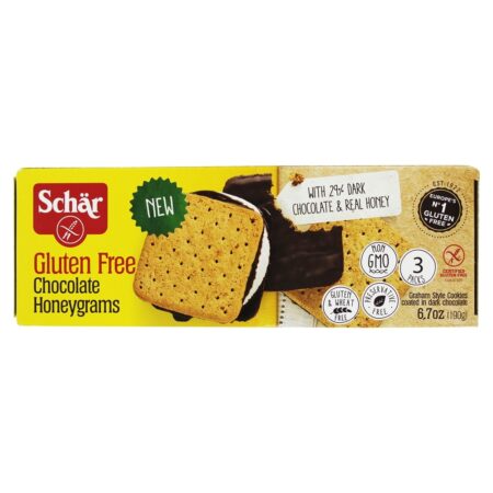 Crackers sem glúten de chocolate de melancias - 6.7 oz. Schar