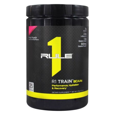 R1 Trem Bcaa Pó 25 Porções Fruto Soco - 378 Gramas Rule One Proteins