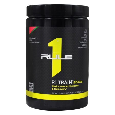 R1 Trem Bcaa Pó 25 Porções Melancia Splash - 378 Gramas Rule One Proteins