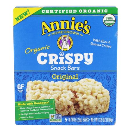 Original Crispy Snack Bars Original - 5 Barras Annie's