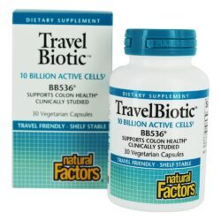 Viagem Biótica Clinicamente Estudada Colon Health Support 10 Bilhões de UFC - 30 Cápsula (s) vegetal (s) Natural Factors