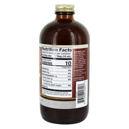 Vinagre De Cidra De Maçã Orgânico Picante - 16 fl. oz. Dr. Mercola - Image 2