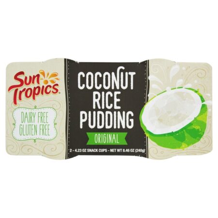 Pudim de arroz de coco sem glúten Original - Pacote 2 Sun Tropics