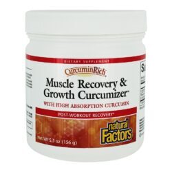 Recuperação Muscular de CurcumRich e Crescimento Curcumizador Pós-Treino Recuperação em Pó - 5.5 oz. Natural Factors