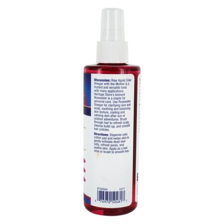 Vinagre de Rosewater de pétalas de rosa - 8 fl. oz. Heritage - Image 3