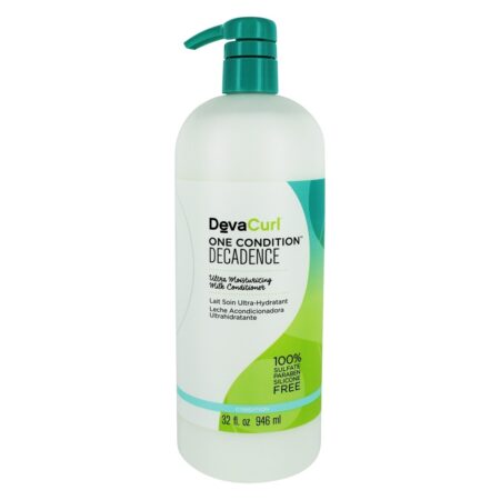 Um Condição Decadência Extremista Hidratante Leite Condicionador para Super Encaracolado Cabelo - 32 fl. oz. DevaCurl