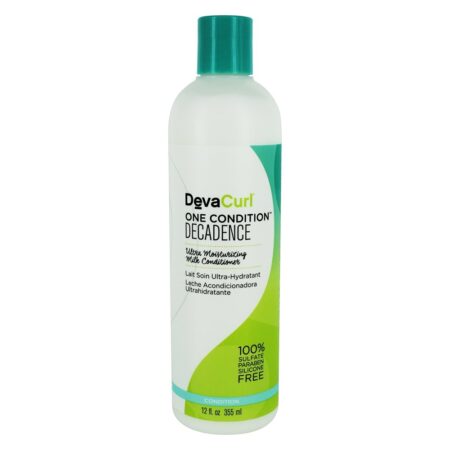 Um Condição Decadência Extremista Hidratante Leite Condicionador para Super Encaracolado Cabelo - 12 fl. oz. DevaCurl