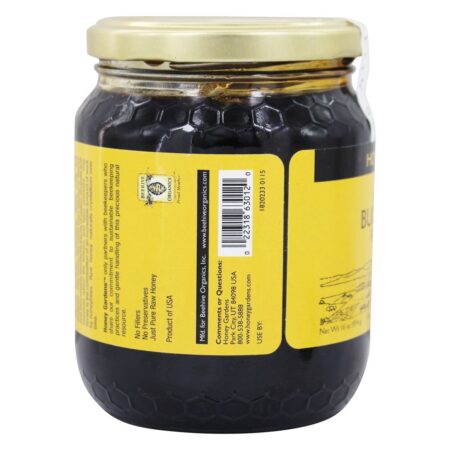 Trigo mourisco cru mel apiterapia - 16 oz. Honey Gardens Apiaries - Image 4