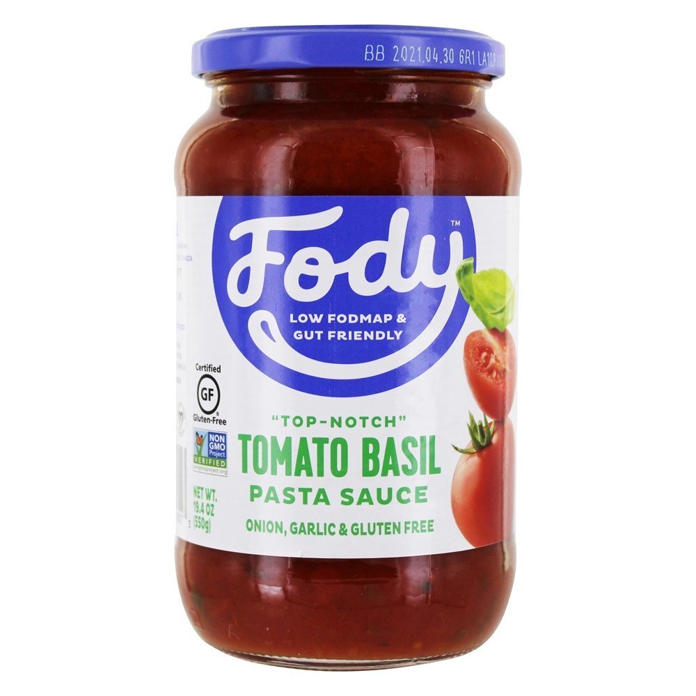 Baixo FODMAP Gut Amigável Macarrão Molho de Tomate - 19.4 oz. FODY