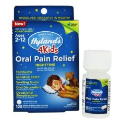 4kid Noite Oral Dor Natural Alívio - 125 Tablets Hylands